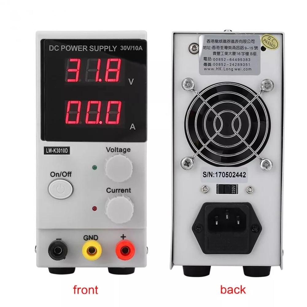 DC Regulated Power Supply 30V 10A Adjustable LED Digital Display Switching Power Supply