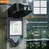 Скрытая водонепроницаемая IP66 розетка-выключатель 10А со световым индикатором, USB+Type-C 86, Национальная стандартная пятигнездная.