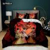 Japanese Element Duvet Cover Set Geisha Japanese Culture Theme Twin Bedding Set Double Queen King Size Polyester Qulit Cover