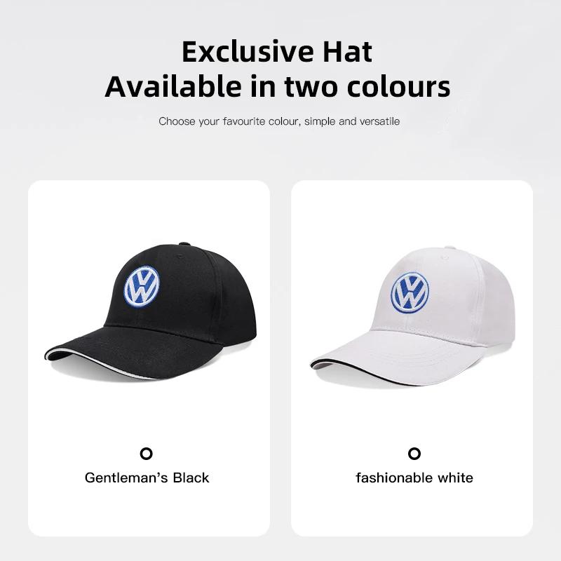 2025 Hot For Volkswagen VW Car Emblem Embroidery Snapback Baseball Cap Spring And Autumn Outdoor Adjustable Casual Hats Sunscree