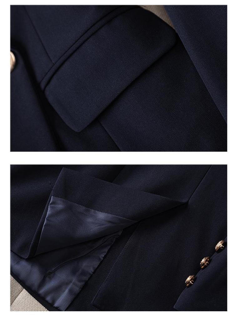 Комплект женского профессионального костюма: Элегантный весенне-осенний наряд для собеседований в колледже и униформа менеджера отеля.