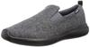 Remedy Japan Made 4E Charcoal Size Improves Foot Circulation and Relieves General Medical Men's Slip-On Sneakers, Wide, Gray, 25.0 Cm, Fatigue.