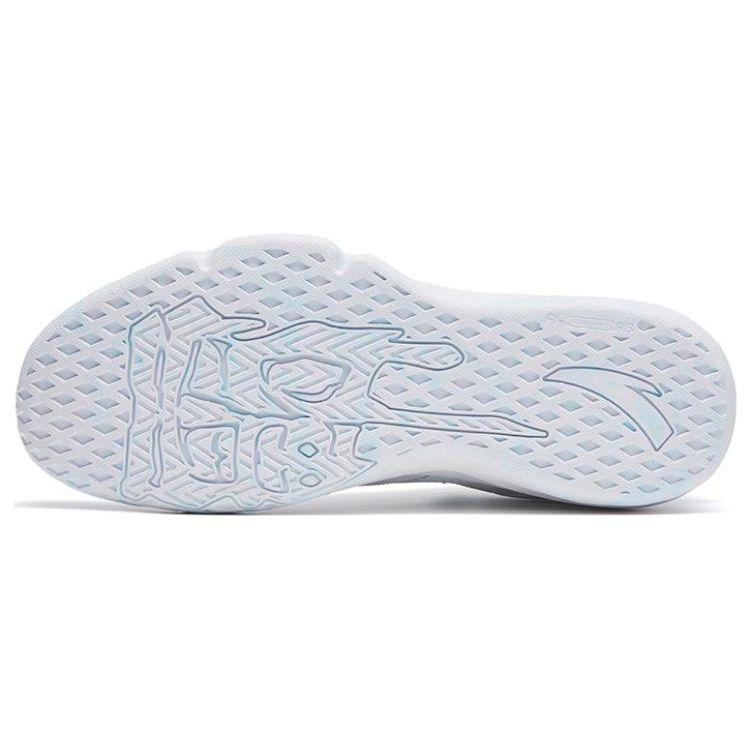 Anta Badass Practical Trendy Non-Slip Wear-Resistant Low-Top Basketball Shoes Men Sneakers White 912241601-3