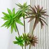Elegant Fake Bamboo Leaves Real Touch Green Plants Artificial Plants Branch Birthday Party Decor