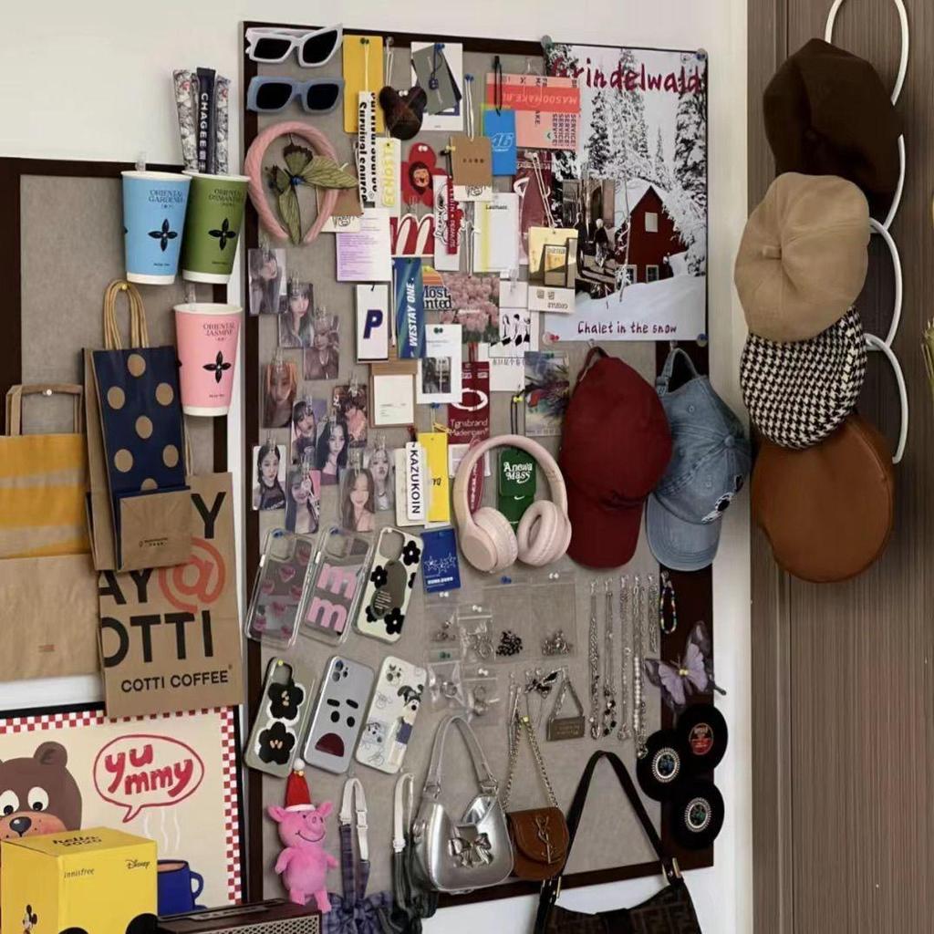 Фетровая фото- и доска для сообщений для стен гостиной