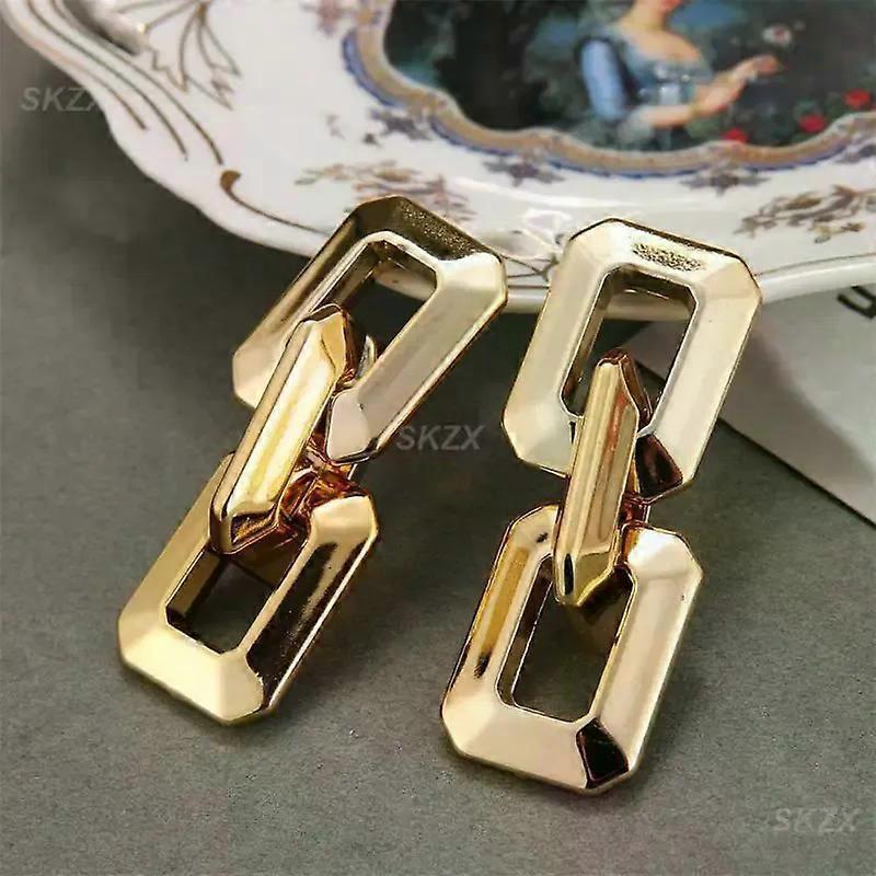 Hanging Earring Exaggerated Exquisite Drop Earrings Jewelry Geometric Earrings Unusual Vintage Dangle Earrings For Women Simple