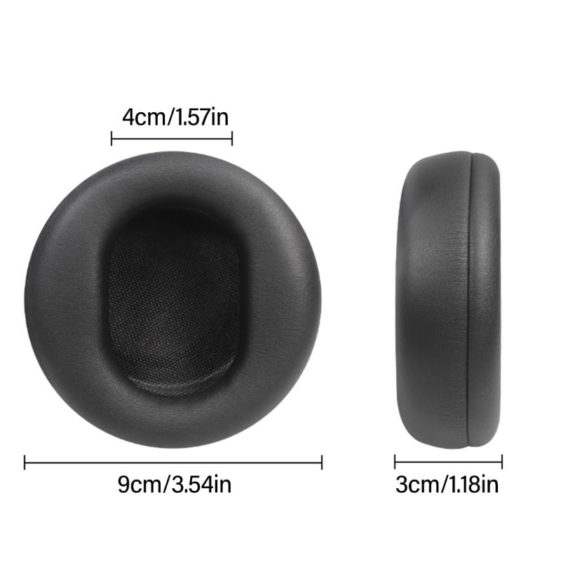 Soft Foam Ear Pad Ear Cushions Compatible for Headphones 1/2 High Density Noise Isolation Earmuff Ear Cover