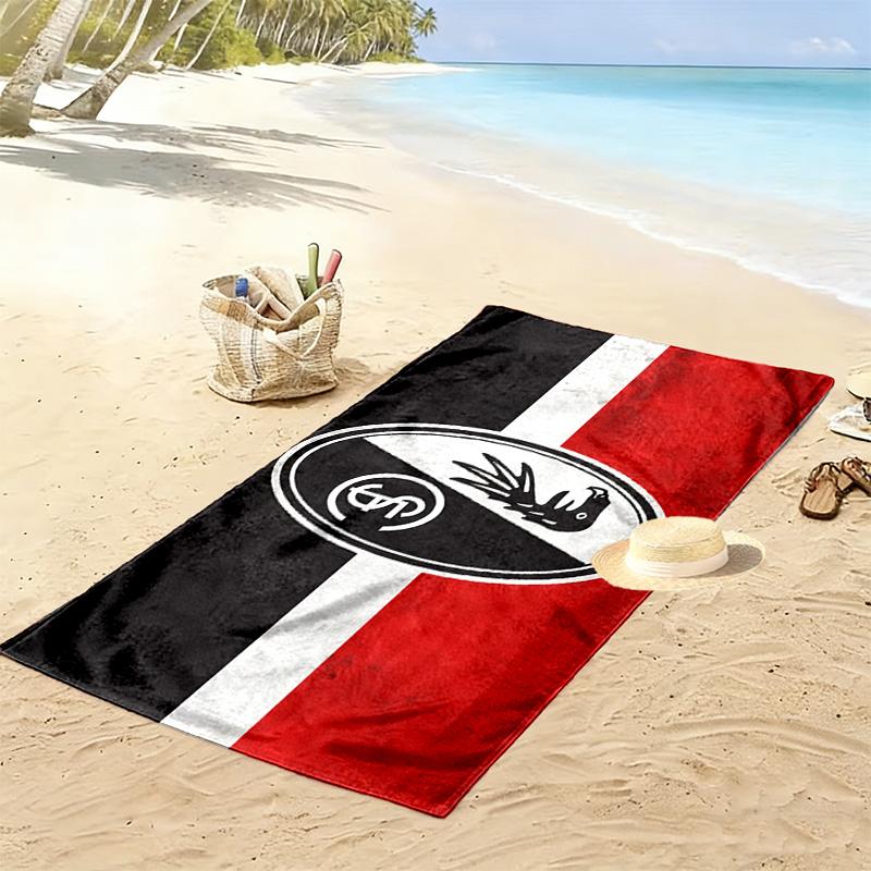 SC Freiburg Print Beach Towel, Large Soft Quick Dry Towel for Beach Camping Swimming