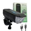 2025 Bicycle Front High USB Solar Mobile IP65 Waterproof and Lightweight and PSE Suitable for Road Cross and Power Outage Warranty Light, LED,