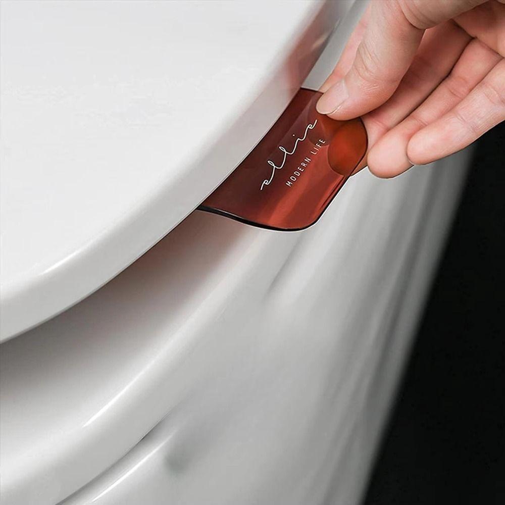 Transparent Toilet Lifting Device Seat Handle Holder Toilet Lid Lift Tool Sanitary