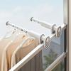 Thickened Portable Folding Hangers, Extendable Travel Clothes Drying Rack, Easy Install & Carry, Space Saving