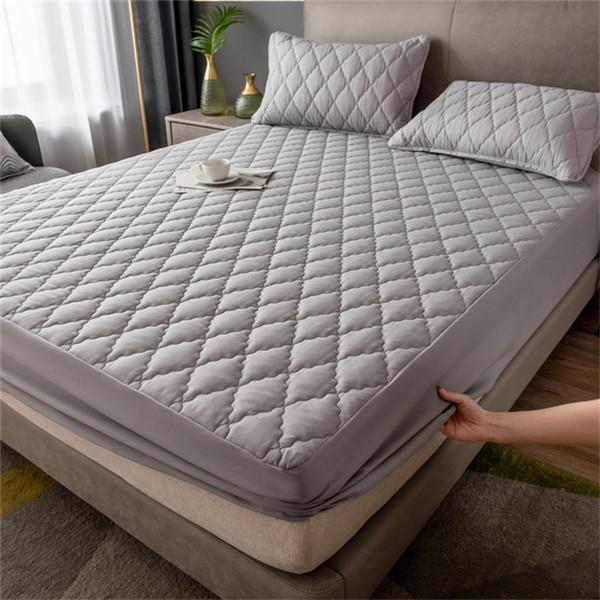 100% Waterproof Mattress Cover Quilted Thicken Single Double Elastic Fitted Sheet Style Bed Protector Pad King Size