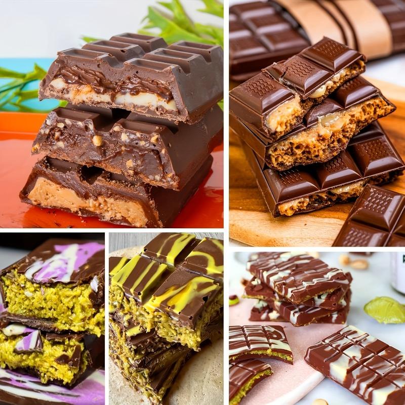 Форма для шоколадных батончиков силиконовая DIY инструмент для выпечки печенья форма для торта силиконовая форма для шоколадных блоков конфеты для заполнения шоколадных батончиков