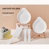 YINMEI Disposable Birthday Cake Knife & Fork Set