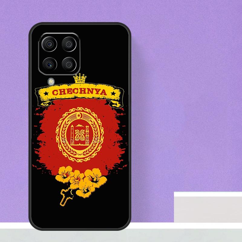 Чеченский флаг Чеченский волк для Samsung Galaxy M15 M55 M13 M33 M53 M21 M31 M51 M30s M20 M14 M34 M54 M12 M32 M52 чехол