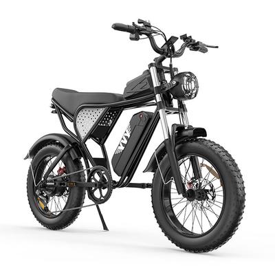 YVY C20 20" Электрический велосипед-внедорожник для бездорожья и горных райдеров с 1500 Вт 48 В 20 Ач, гидравлическими дисковыми тормозами, электровелосипед с толстыми шинами