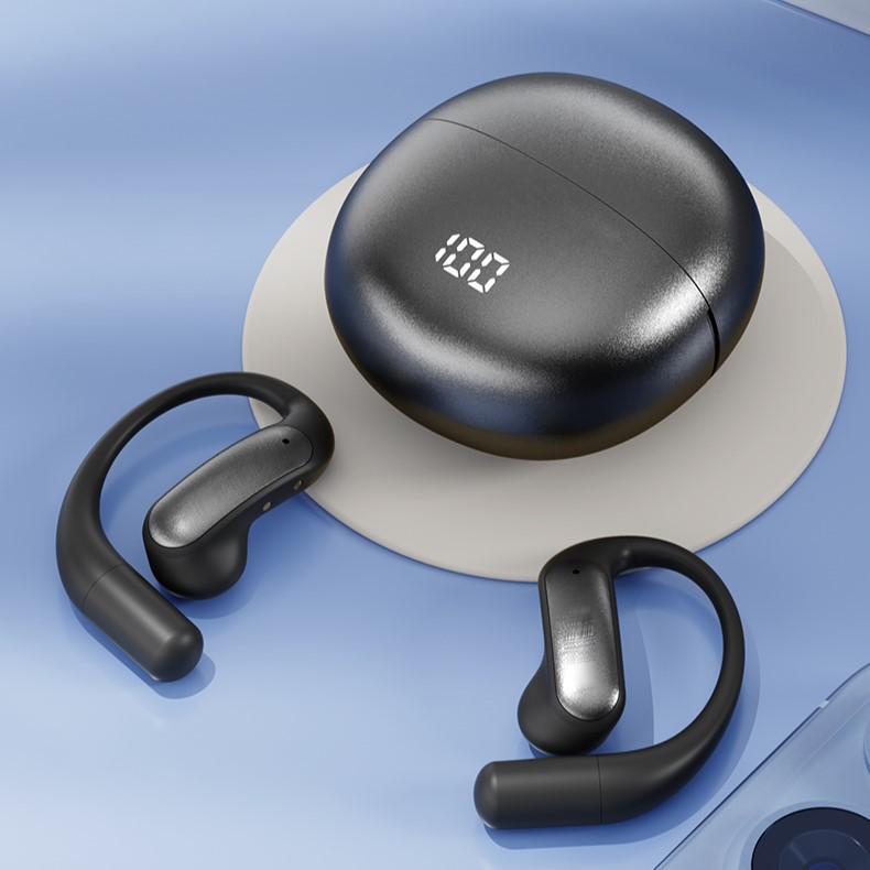 Умные Bluetooth-наушники M118 с ИИ-переводом, высококачественным звуком, долгим временем работы от аккумулятора, индикатором заряда и дизайном с ушным крючком
