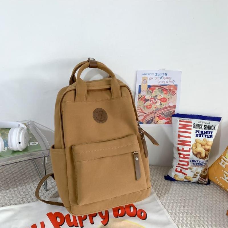 Рюкзак из холста для женщин, школьных подростков, студенческий ретро-рюкзак для занятий