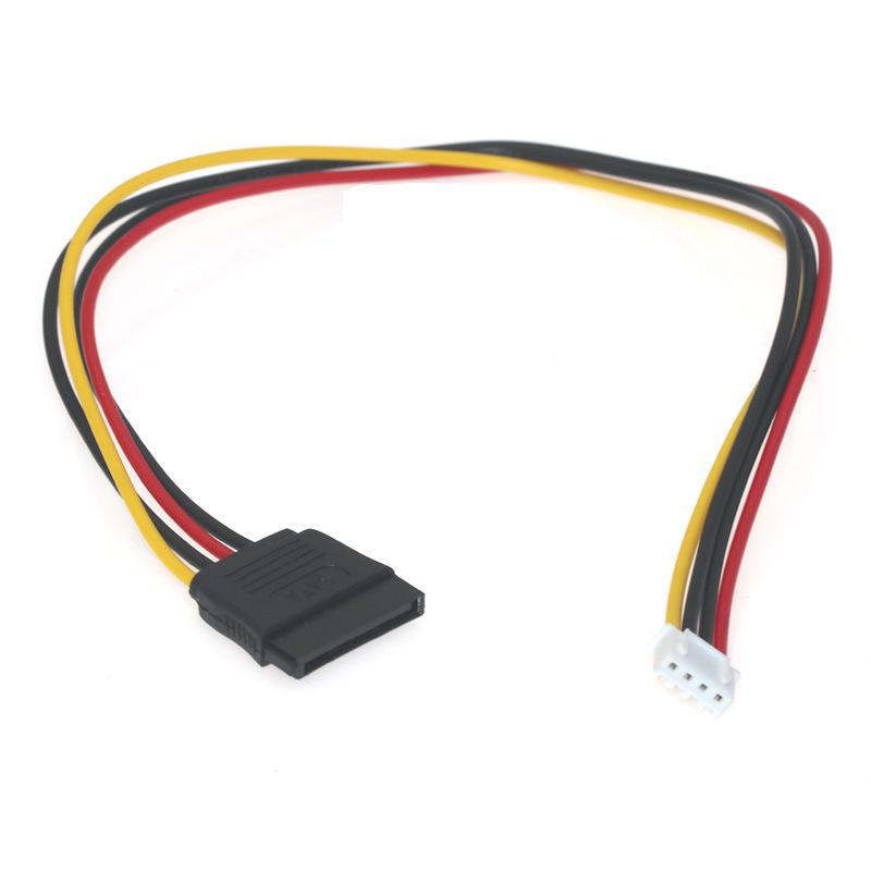 Кабель питания ITX: Адаптер SATA 15P Female на XH2.54 4P Female