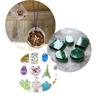 5Pcs Pendant Resin Epoxy Molds Mixed Size Casting Silicone UV Resin Molds For DIY Jewelry Making Findings Supplies Accessories