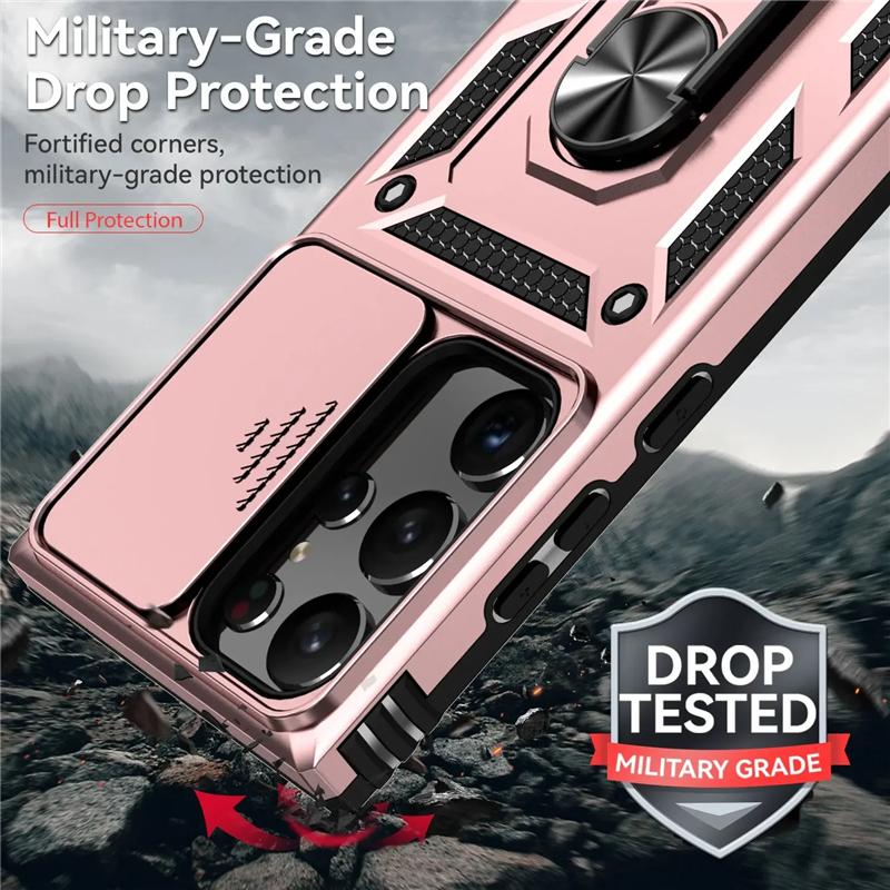 Противоударный защитный чехол с кольцом для камеры Samsung Galaxy A05 A15 A25 A04S A14 A24 A34 A54 A23 A33 A53 A73 A13 A22 M53 5G 4G S23 S24 Ultra Plus