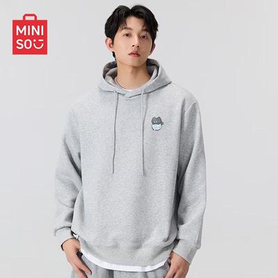 Мужская толстовка с капюшоном MINISO, плотная