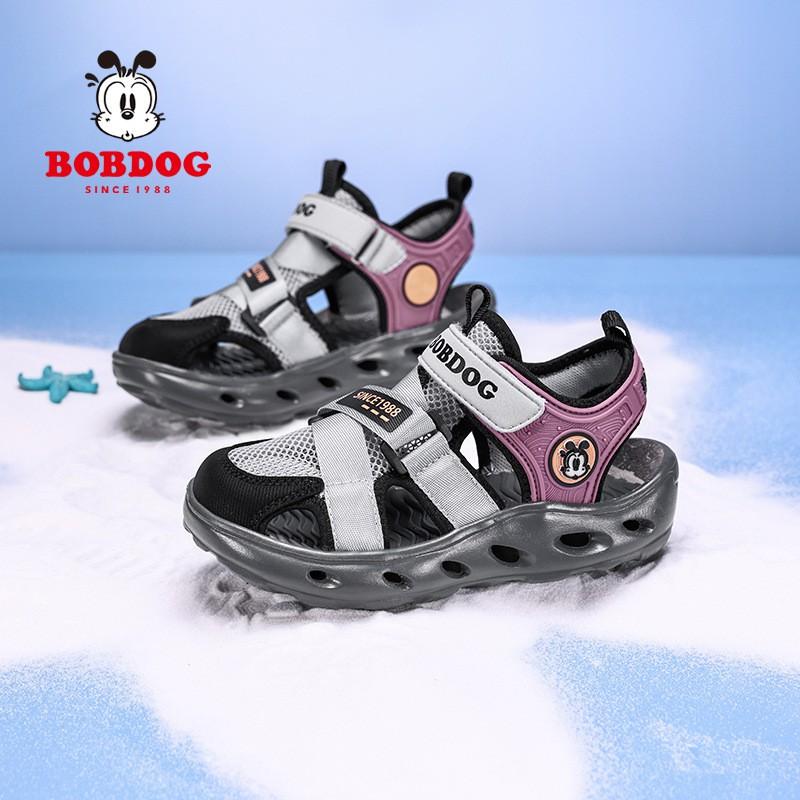 Bobdog Boys 'mesh Sandals 2026 New Girls' Sneakers Soft-sole Baotou Beach Children's Shoes