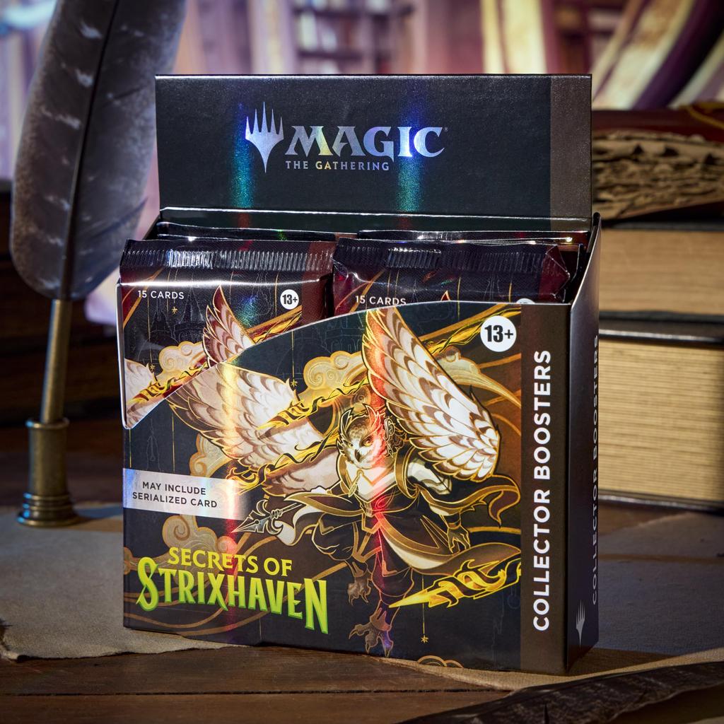 Сборник Collector Booster Английское издание из 12 торговых карт MTG Wizards of the Coast SOS D53360000 Magic 'Secrets Strixhaven' (Коробочные наборы)