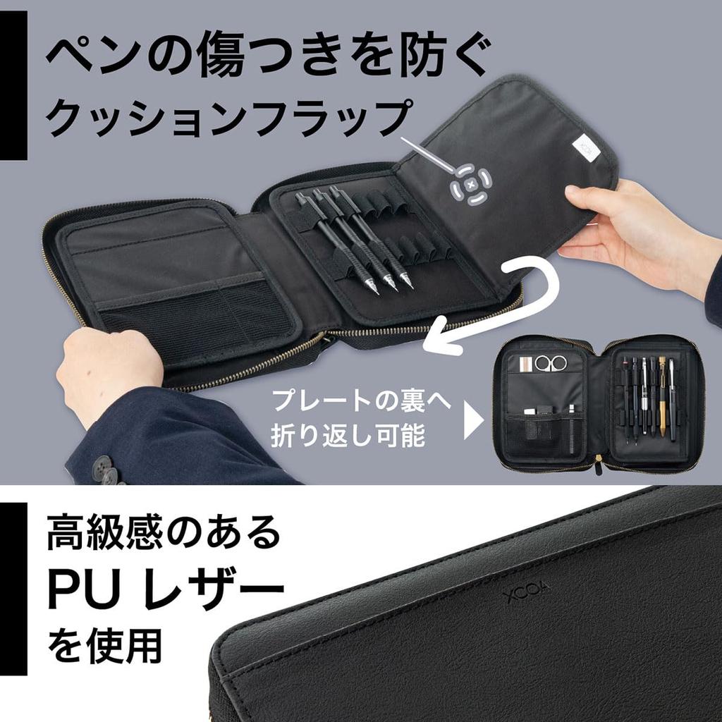 LIHIT LAB XCOA Подставка-книга пенал, Черный, A3803-24