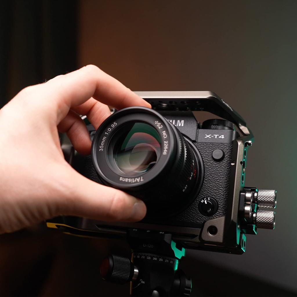 7artisans 35mm Prime Lens for Fujifilm and Mirrorless Compact Cameras f0.95 X-Mount X-T1, X-T2, X-T3, X-T20, X-T30, X-E1, X-E2, X-E3 Large-Aperture