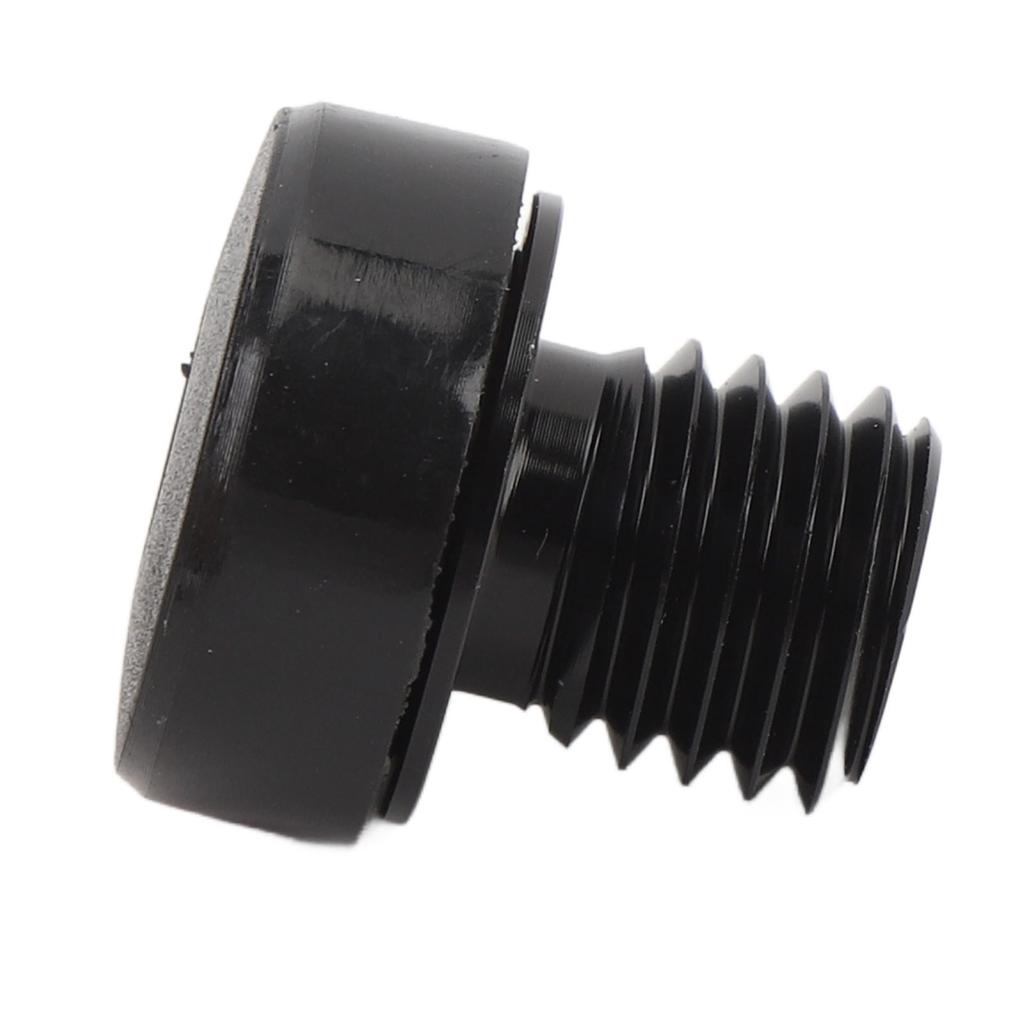 Pool Cue Back Plug Screw Aluminum Alloy Rubber Sleeve Billiard Cue End Plug for Replacement
