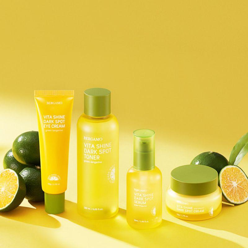 Набор для ухода за кожей с витамином С из зеленого мандарина Vita Shine Blemish, 4 предмета