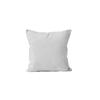 Linen Cushion 40x40 Cm LINEN White, by Soleil d'Ocre