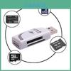 Стильный и компактный USB-кардридер 4-в-1, многофункциональный SD TF MS M2 для компьютеров