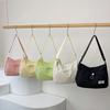 Trendy Solid Color Dumpling Crossbody Bag for Girls - Versatile and Stylish Casual Accessory
