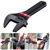 Large Opening Adjustable Wrench Steel Spanner For Bathroom Plumbing And Tight Spaces With High Strength Alloy Steel