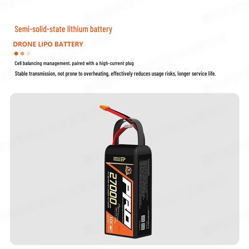 Enrichpower P-27000-6S Drone Semi-Solid LiPo Battery