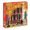 500 шт./набор Рождественский пазл Четыре сезона Городской пейзаж Пазл с животными Игра-вызов Развивающая игрушка Праздничная вечеринка Семейное мероприятие Украшение