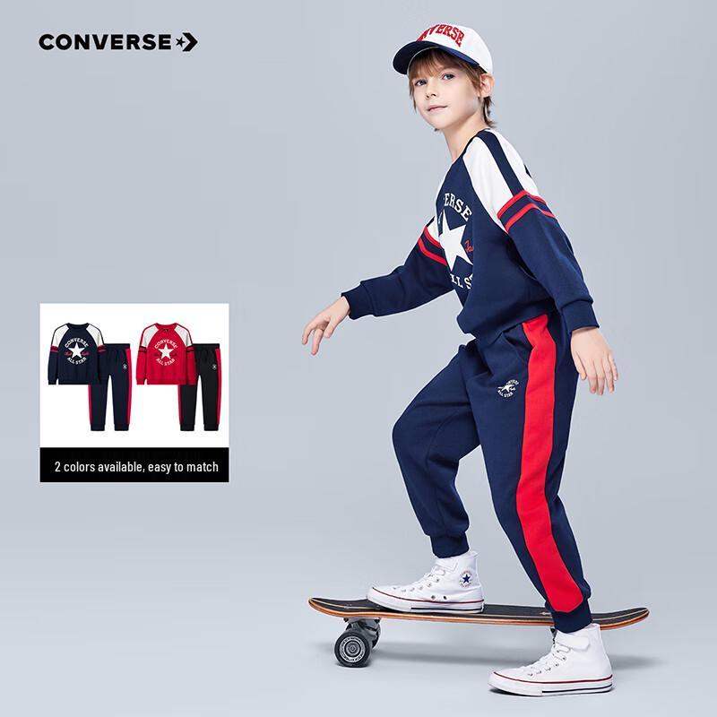 Converse Комплект из толстовки с флисовой подкладкой и штанов для мальчиков