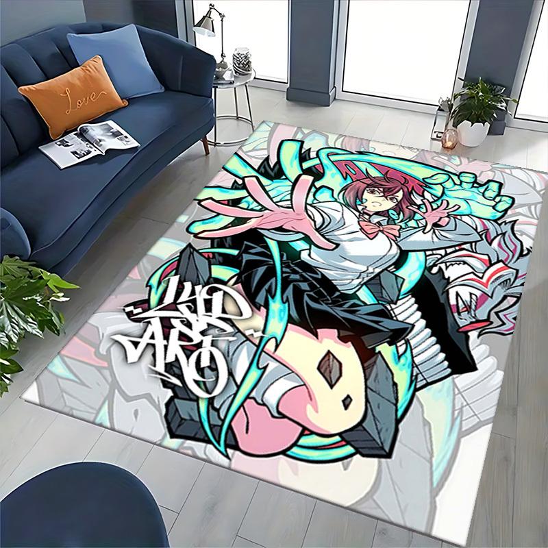 1pc Anime Cartoon Design Office Chair Mat - Lidar Arto - Non-Slip Carpet for Home Decor, Gaming Room, Seasonal Gift.U068