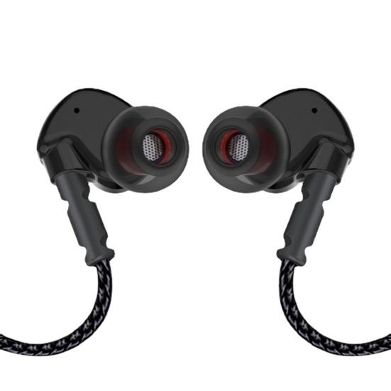 Гарнитура Эргономичная тонкая работа с микрофоном Модные проводные наушники-вкладыши с защитой от пота для бега