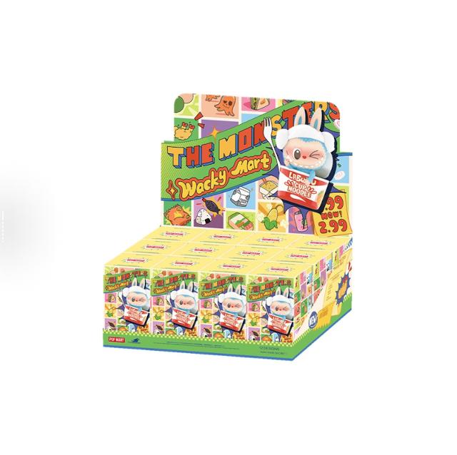 POP MART MONSTERS Лабубу серия Wacky Mart - коллекционная игрушка-сюрприз (12 обычных + 1 секретная)