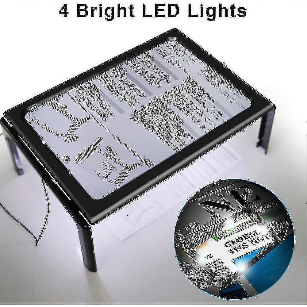Reading Magnifiers Magnifier With Light, 3x Magnification Reading Magnifiers - chuan