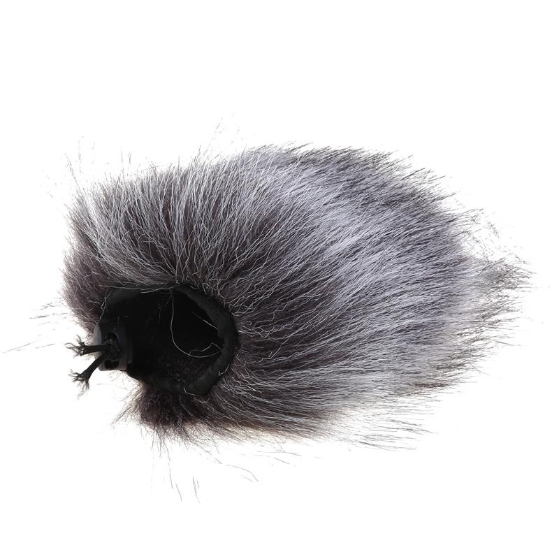 Black Sponge Artifical Fur Covers for  ATR2500 Microphone Soft and Thick Sponge Protector