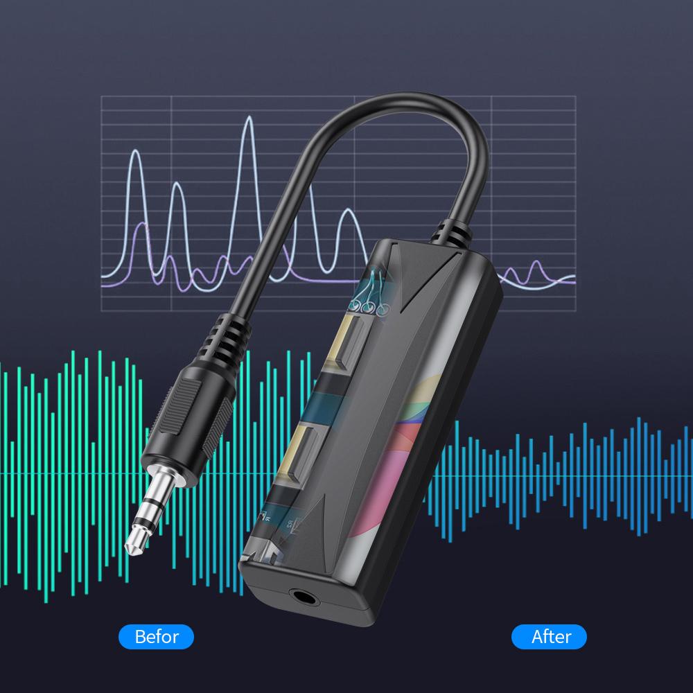 Автомобильный аудиокабель с защитой от помех 3,5 мм, шумоподавляющий фильтр с контуром заземления, стереосистема Killer Audio, автомобильный аксессуар