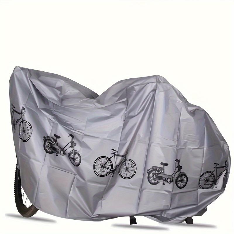 Heavy Duty Waterproof Bike Cover with Adjustable Buckle Straps for Electric Bicycle EVA Bicycle Rain Poncho Dust Cover Protectio