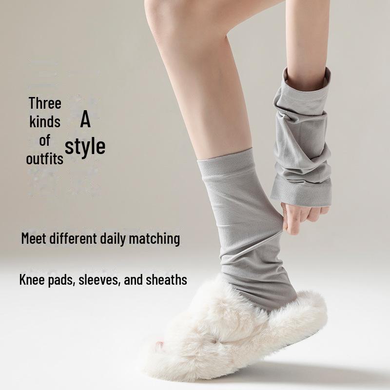 Women's Summer Knee Pads & Socks Combo - Cooling and Protective for Cold Leg Joints