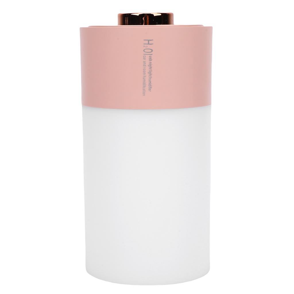 Colorful Humidifier 300ml Large Capacity Quiet Cool Mist Small Desk Humidifier for Travel Car