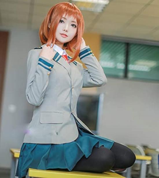 My Hero Academia Cosplay Hero Academia Costume Uraraka Ochako Yaoyorozu Momo Frogbuki Tsuyu Yuei High School Girls Uniform My Hero Academia Style
