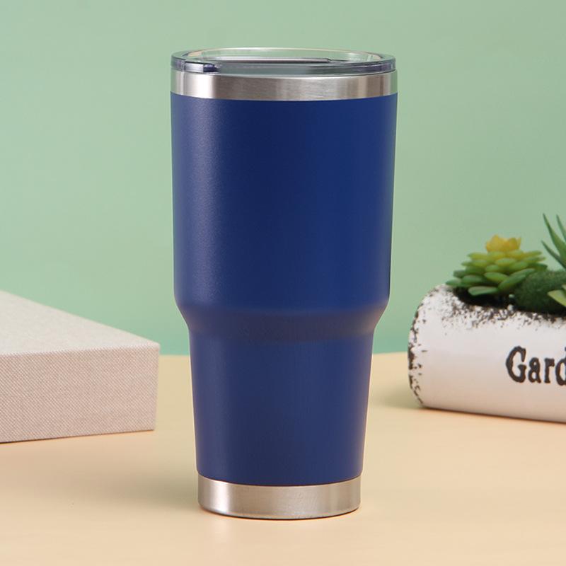 Автомобильная кружка из нержавеющей стали с двойной вакуумной изоляцией, кружка для холодного пива, автомобильная портативная кружка для льда.